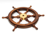 Old Modern Handicrafts® - Wooden Ship Wheel 36-Inches