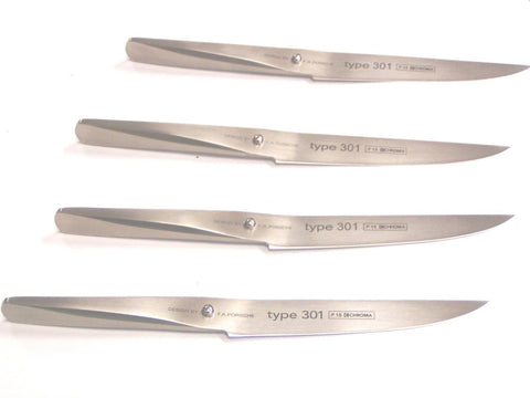 Chroma Type 301 Designed By F.A. Porsche 5 inch Steak knives set of 4 pieces