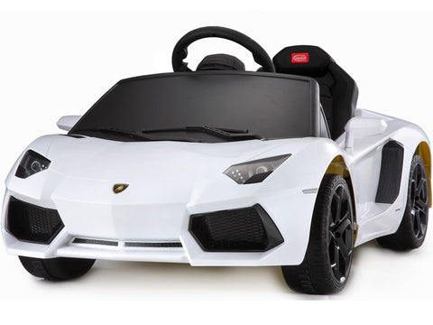 MotoTec USA® - Lamborghini Aventador 6v White RC