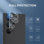 Fabzi Tempered Glass Camera Lens Protector Cover for Samsung Galaxy S23 Ultra