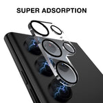 Fabzi Tempered Glass Camera Lens Protector Cover for Samsung Galaxy S23/S23 Plus