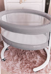 Micuna® Smart Luce Wooden Bassinet with Light and Fabric