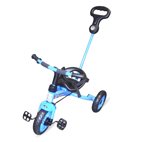 Amoroso® - 3 Wheel Blue Tricycle With Push Handle