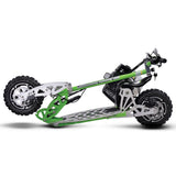 MotoTec USA® - UberScoot 70x 2-Speed Gas Scooter Green