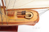 Old Modern Handicrafts® - Wooden America Collectible Yacht Model