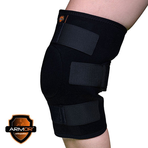 Adjustable Stabilizer Brace Closed Patella Support Knee Brace and Running Wrap