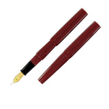 Bexley Pocket Pro Oxblood Pen with Fine Gold Plated Stainless Steel Nib