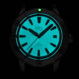 Bia Rosie Dive 38MM Watch - SS Case, Black Dial, SS Link Bracelet B2001