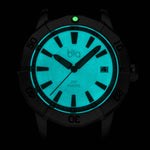 Bia Rosie Dive 38MM Watch - SS Case, Black Dil, Black Strap B2002