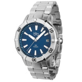 Bia Rosie Dive 38MM Watch - SS Case, Blue Dial, SS Link Bracelet B2003