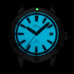 Bia Rosie Dive 38MM Watch - SS Case, Blue Dial, SS Link Bracelet B2003