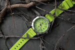 Bia Rosie Dive 38MM Watch - SS Case, Green Dial, Green Strap B2008