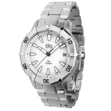 Bia Rosie Dive 38MM Watch - SS Case, White Dial, SS Link Bracelet B2011