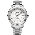 Bia Rosie Dive 38MM Watch - SS Case, White Dial, SS Link Bracelet B2011