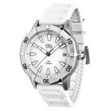 Bia Rosie Dive 38MM Watch - SS Case, White Dial, White Strap B2012