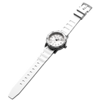 Bia Rosie Dive 38MM Watch - SS Case, White Dial, White Strap B2012