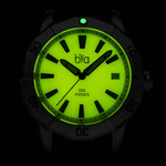 Bia Rosie Dive 38MM Watch - SS Case, Yellow Dial, SS Link Bracelet B2013