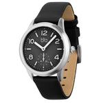 Bia Suffragette 36MM Watch - SS Case, Black Dial, Black Strap B1002