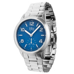 Bia Suffragette 36MM Watch - SS Case, Blue Dial, Steel Lonk Bracelet B1003