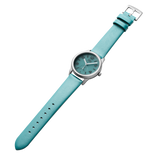 Bia Suffragette 36MM Watch - SS Case, Aqua Dial, Aqua Strap B1010