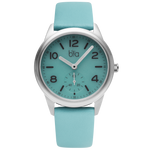 Bia Suffragette 36MM Watch - SS Case, Aqua Dial, Aqua Strap B1010