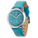 Bia Suffragette 36MM Watch - SS Case, Blue Dial, Blue Strap B1013