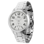 Bia Suffragette 36MM Watch - SS Case, White Dial, SS Link Bracelet B1017