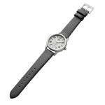 Bia Suffragette 36MM Watch - SS Case, White Dial, Grey Strap B1018