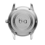 Bia Suffragette 36MM Watch - SS Case, White Dial, Grey Strap B1018