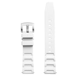 Bia Rosie Dive 38MM Watch - SS Case, White Dial, White Strap B2012