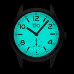 Bia Suffragette 36MM Watch - SS Case, Aqua Dial, SS Mesh Bracelet B1009