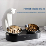 Instachew® - Pet Kit Fresh Nano Bowl Double Stainless Steel