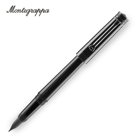 Montegrappa Parola Stealth Black Resin Fountain Pen w/ Medium Steel Nib ISWOT3LC