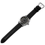 Szanto Automatic Officer 42.5MM Watch - SS Case, Black Dial, Black Strap SZ6201E