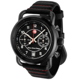 Roland Sands Chrono 43MM Watch - Black Case, Black Dial, Black Strap ICRS2252