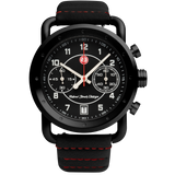 Roland Sands Chrono 43MM Watch - Black Case, Black Dial, Black Strap ICRS2252